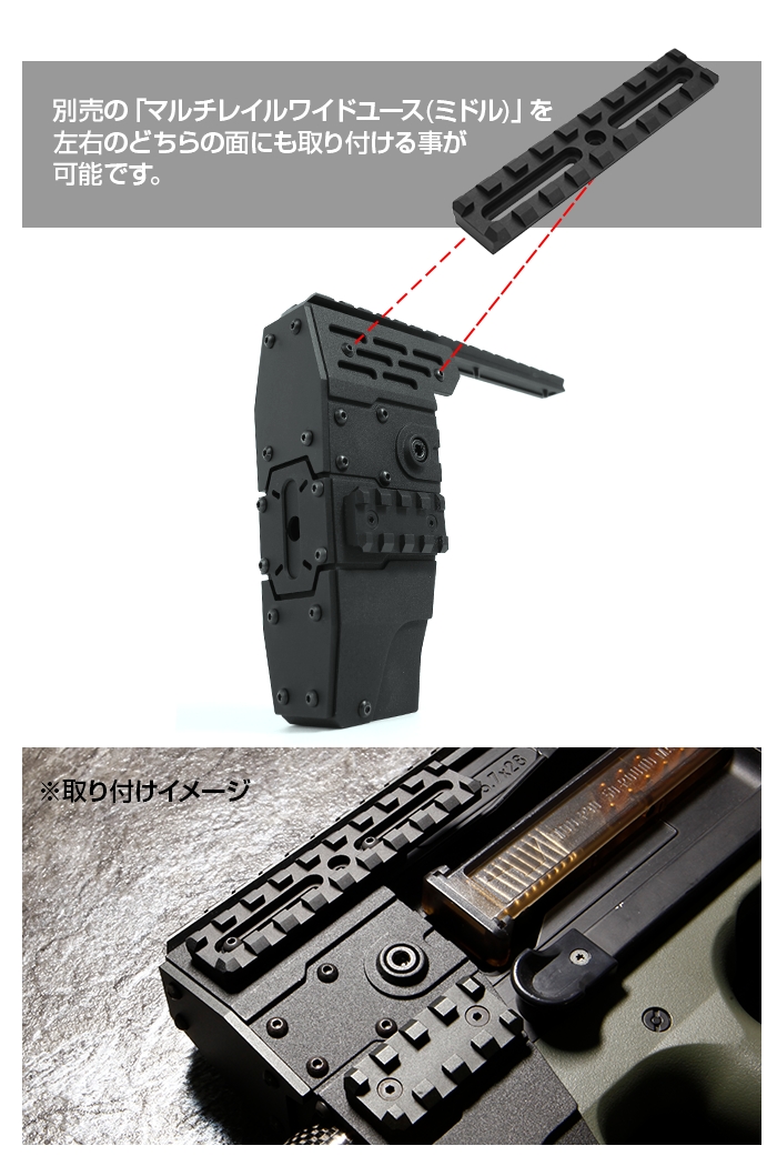 電動ガン PS90 HC(ハイサイクル)レイル
